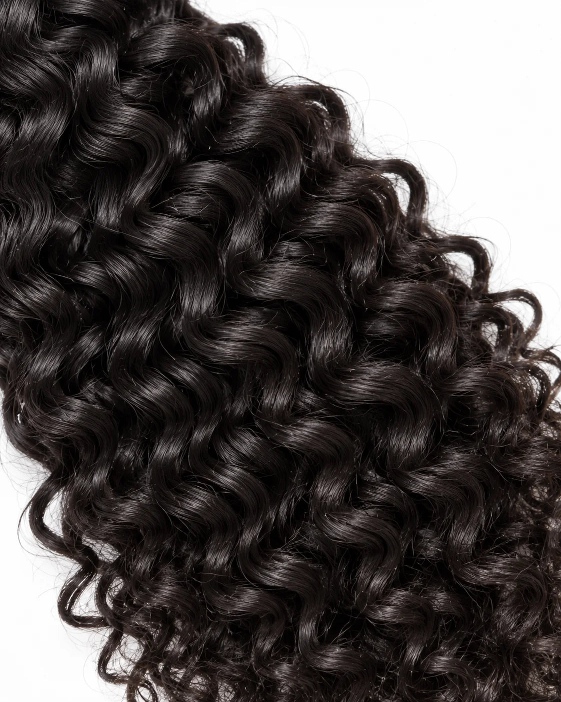 Detail view of realistic lace parting and natural hairline with soft texture and natural finish