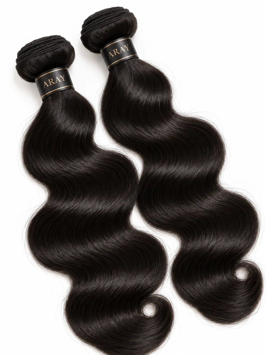 Lifestyle view of model wearing body wave human hair wig with soft texture and natural finish