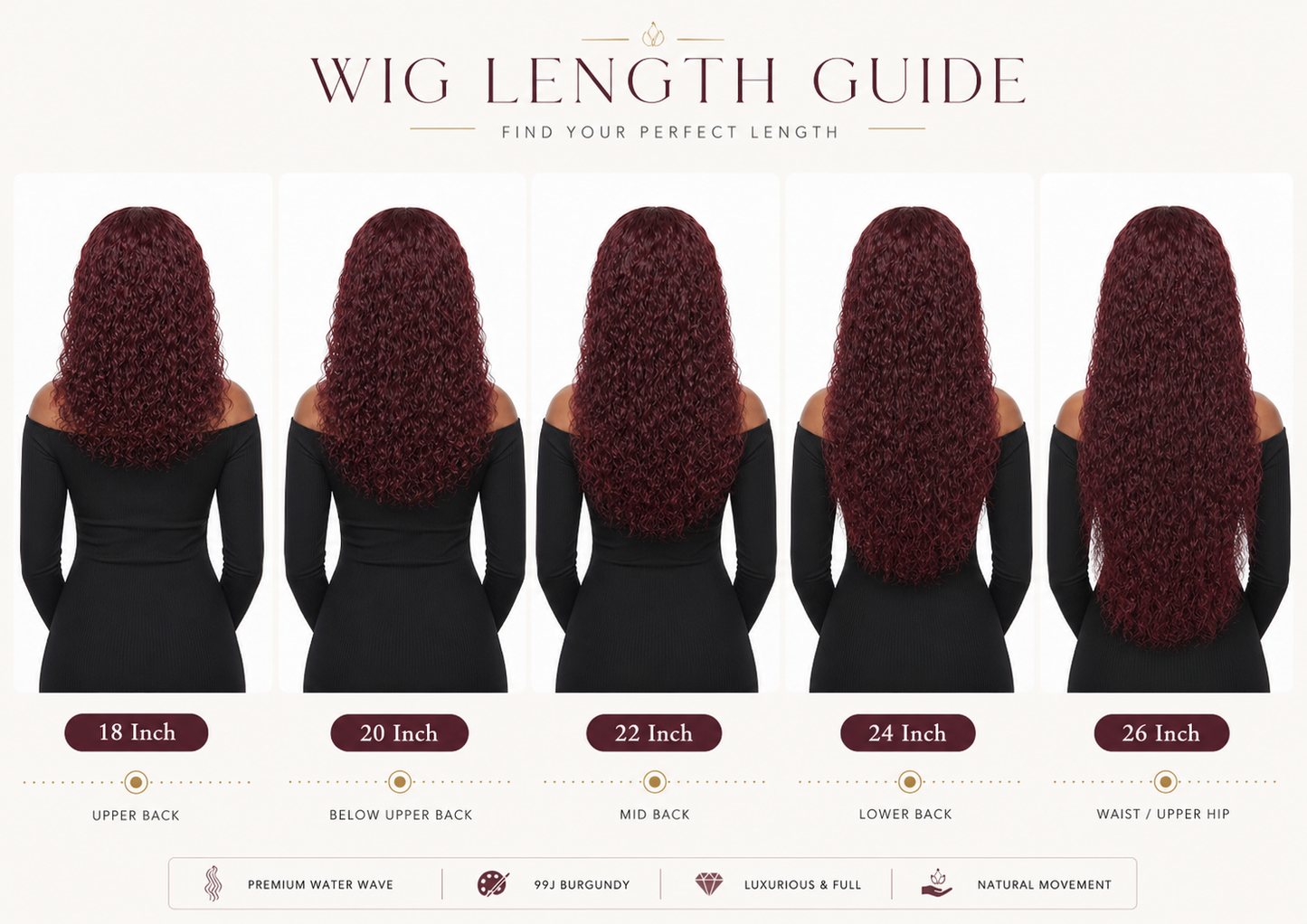 Product detail view of deep wave human hair wig with soft texture and natural finish
