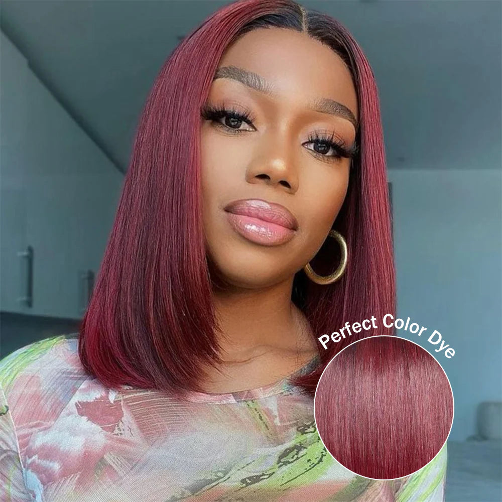 Detail view of realistic lace parting and natural hairline with soft texture and natural finish