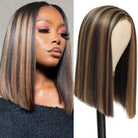 Detail view of 2x6 lace closure lace and natural hairline with soft texture and natural finish