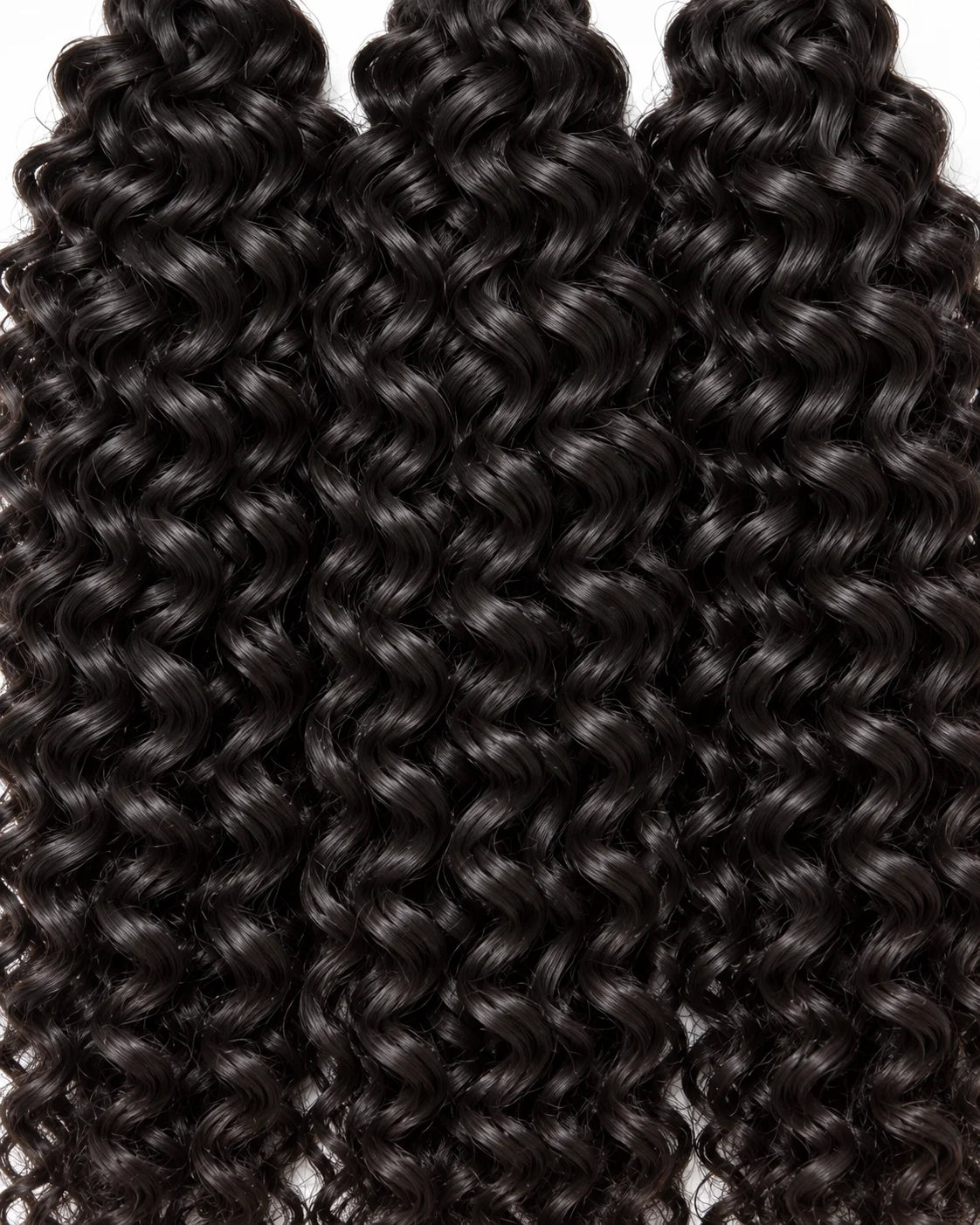 Lifestyle view of model wearing jerry curly human hair wig with soft texture and natural finish
