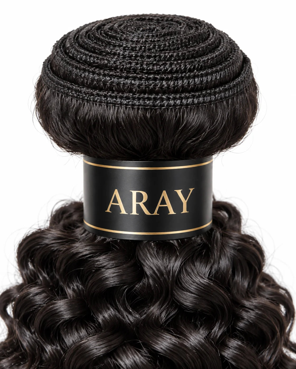 Close-up view of jerry curly human hair wig texture and lace detail with soft texture and natural finish