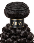 Close-up view of jerry curly human hair wig texture and lace detail with soft texture and natural finish