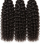 Detail view of lace front and natural hairline with soft texture and natural finish