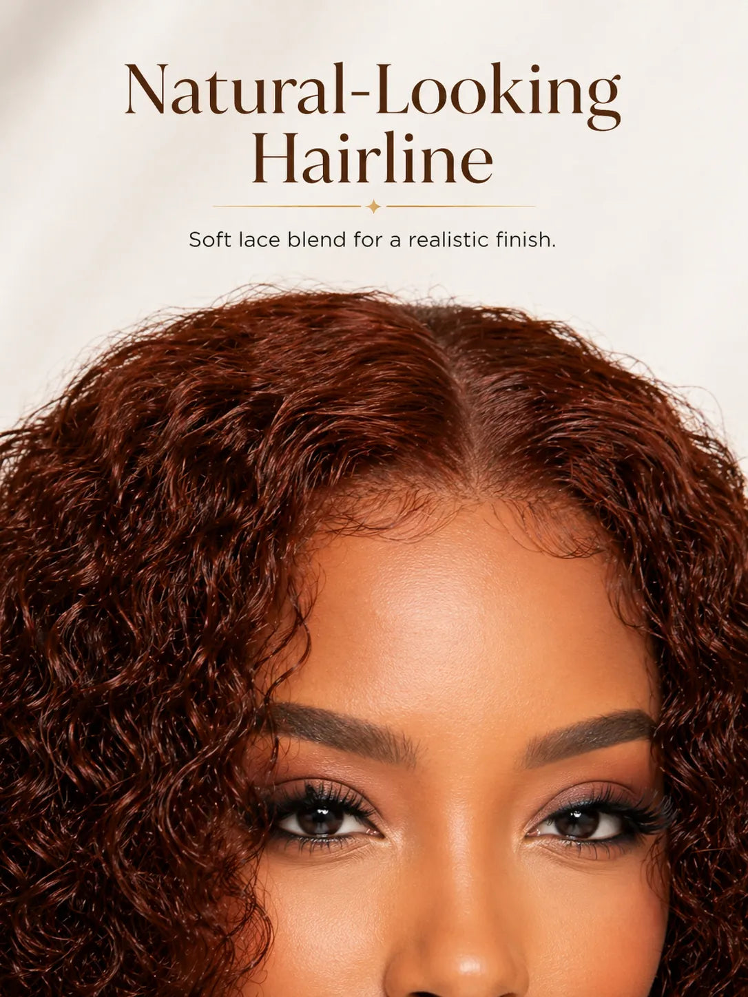 Close-up view of kinky curly hair texture with soft natural finish with soft texture and natural finish