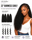 Back view of water wave human hair wig with natural volume and full texture
