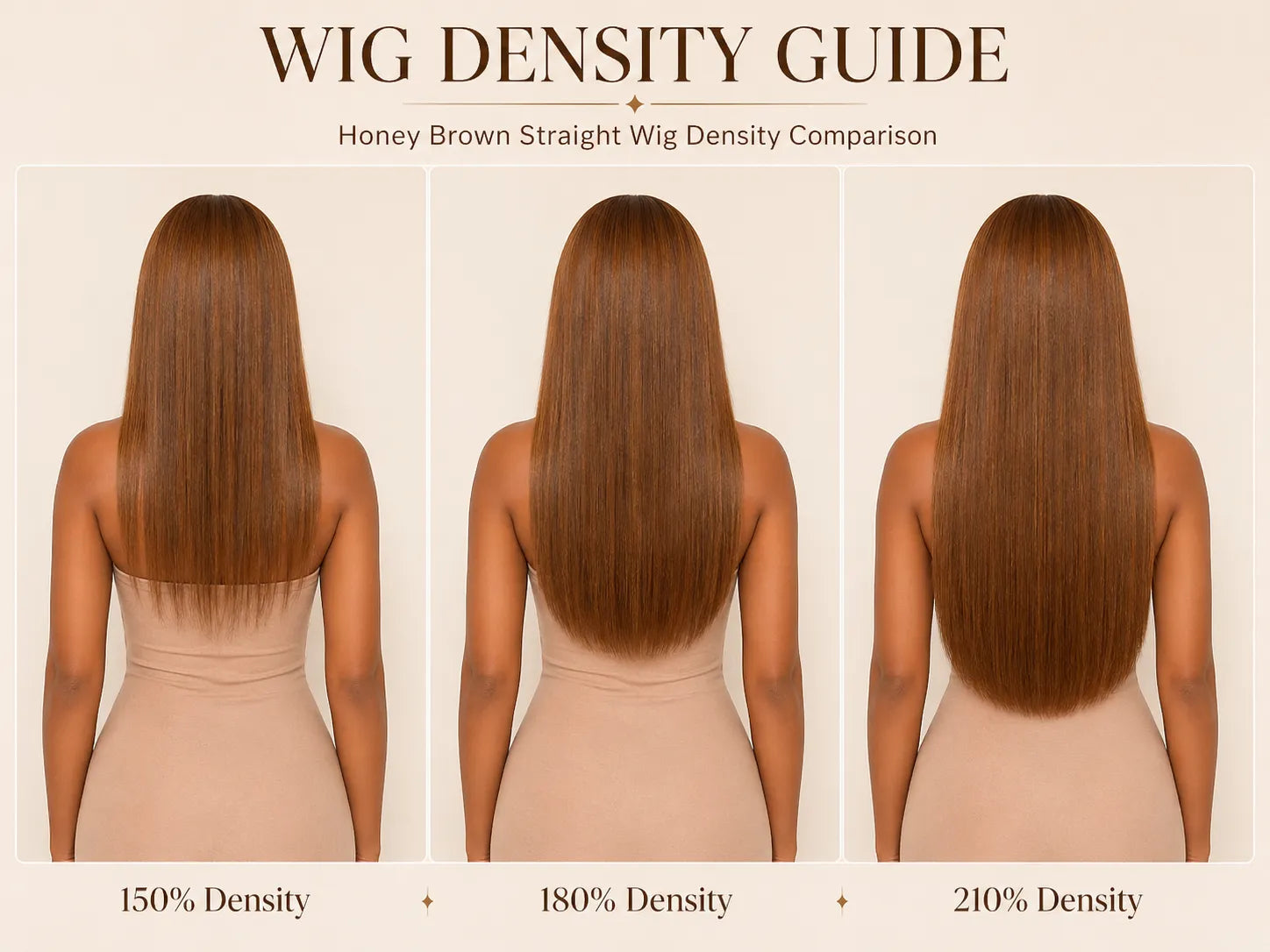 Close-up view of straight hair texture with soft natural finish with soft texture and natural finish